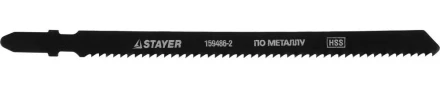 Полотна STAYER &quot;STANDARD&quot;, T318B, для эл.лобзиков, HSS, по цв. мeт, фрезер.развед, тонколист сталь, EU, T318B, 110/2мм, 2шт 159486-2 купить в Уфе