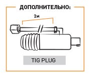Горелка TIG 26V 180A(35%) M12x1, 4m вентильная (без силового разъема) SM4401-00 Ref.	 Aurora купить в Уфе