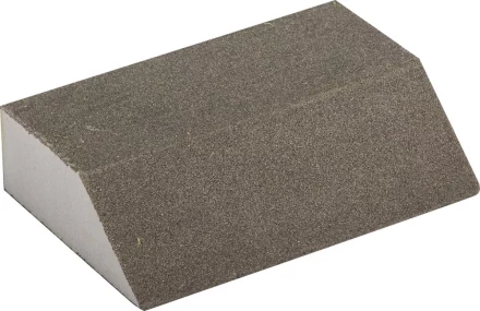 Губка шлифовальная ЗУБР &quot;МАСТЕР&quot; четырехсторонняя угловая, средняя жесткость, Р120, 100х68х42х26мм 35613-120 купить в Уфе