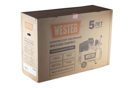 Поршневой масляный компрессор WESTER WK2200/100PRO купить в Уфе