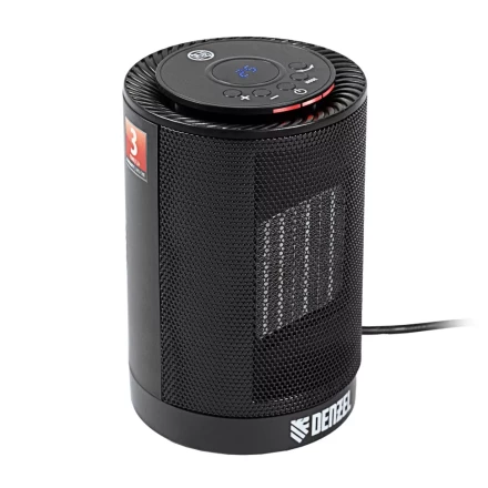 Тепловентилятор электрический керамический Denzel DTFC-1200, 3 режима, вентилятор, нагрев 600/1200 Вт 96418 купить в Уфе