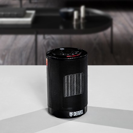 Тепловентилятор электрический керамический Denzel DTFC-1200, 3 режима, вентилятор, нагрев 600/1200 Вт 96418 купить в Уфе