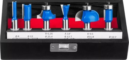 ЗУБР 6 шт, набор профильных фрез по дереву, Профессионал (28795-H6) купить в Уфе