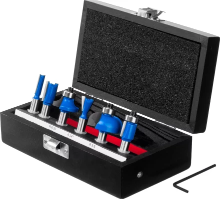 ЗУБР 6 шт, набор профильных фрез по дереву, Профессионал (28795-H6) купить в Уфе