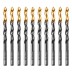 Сверло по металлу, 6,5 мм, HSS-Tin, Golden Tip, 10 шт. Denzel 717216 купить в Уфе