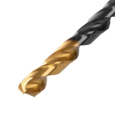 Сверло по металлу, 6,5 мм, HSS-Tin, Golden Tip, 10 шт. Denzel 717216 купить в Уфе