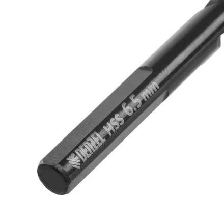 Сверло по металлу, 6,5 мм, HSS-Tin, Golden Tip, 10 шт. Denzel 717216 купить в Уфе