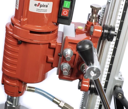 Установка алмазного бурения ESPIRA DDC-255-F4 (220В, 50/6Гц, ном.вх. мощн 4350 W, max ф250 мм, вес 44 кг), 400213 купить в Уфе
