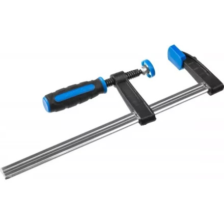 Струбцина ЗУБР &quot;ПРОФЕССИОНАЛ&quot;, тип &quot;F&quot;, двухкомпонентная ручка, стальная закаленная рейка, 50х200мм 32155-050-200 купить в Уфе