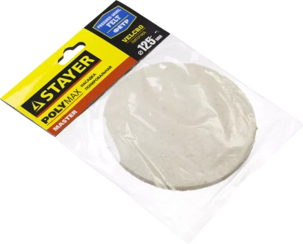 Полировальная насадка STAYER "MASTER" из фетра на липучке d=125мм 35930-125 купить в Уфе