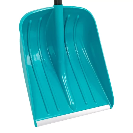 Лопата для уборки снега Palisad 61677, полипропилен, 365х450х1355 мм, алюминиевый черенок, усиленная, LUXE купить в Уфе