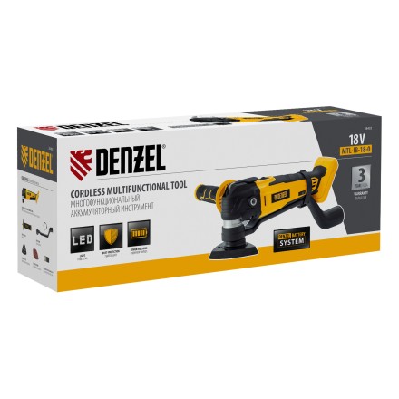 Многофункциональный инструмент аккумуляторный Denzel MTL-IB-18-0, Li-Ion, 18 В 28402 купить в Уфе