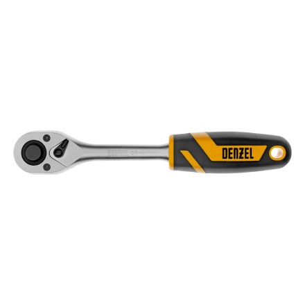 Ключ-трещотка 1/2&quot; Denzel 14033, 90 зубьев, с быстрым сбросом, CrV купить в Уфе