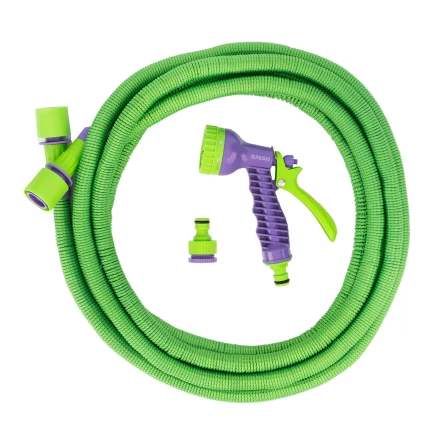 Набор поливочный Palisad 67692, шланг 10-30 м, пистолет 7 реж., с быстросъемным соединителем купить в Уфе