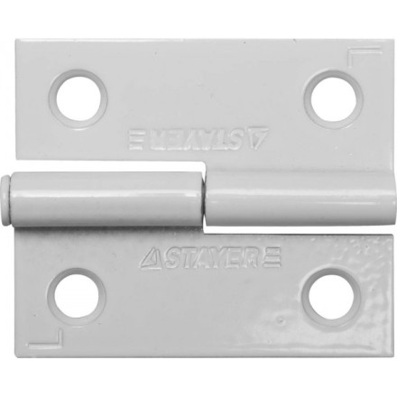 Петля дверная STAYER &quot;MASTER&quot; разъемная, цвет белый, левая, 50мм 37613-50-2L купить в Уфе