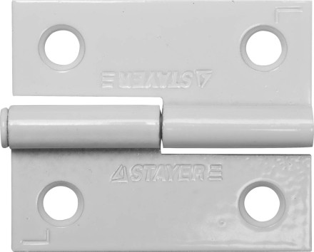 Петля дверная STAYER &quot;MASTER&quot; разъемная, цвет белый, левая, 50мм 37613-50-2L купить в Уфе