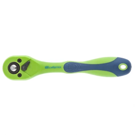 Ключ трещотка двухкомпонентная рукоятка 3/8 СИБРТЕХ артикул 14008 купить в Уфе