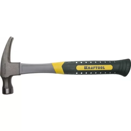 Молоток-гвоздодер RIP 450 г с фиберглассовой рукояткой, KRAFTOOL 20281-450 20281-450 купить в Уфе