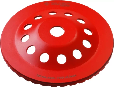 Чашка алмазная шлифовальная по бетону ЗУБР &quot;МАСТЕР&quot; сегментированная, 180мм 33375-180 купить в Уфе