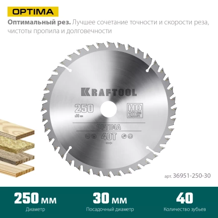 Диск пильный OPTIMA, повышенный ресурс 36951-250-30 купить в Уфе
