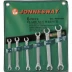 Набор ключей разрезных 8-19мм 6предметов  Jonnesway W24106S 47328 купить в Уфе