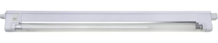 Светильник люминесцентный СВЕТОЗАР модель "СЛ-120" с плафоном и выключателем, лампа Т4, 600x22x44мм, 20Вт SV-57551-20 купить в Уфе