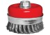Щетка для УШМ Heavy Duty, 125 мм, М14, &quot;чашка&quot;, крученая металлическая проволока  MATRIX 74674 купить в Уфе