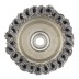 Щетка для УШМ Heavy Duty, 125 мм, М14, &quot;чашка&quot;, крученая металлическая проволока  MATRIX 74674 купить в Уфе