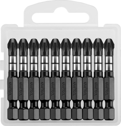 Биты для ударных шуруповертов KRAFTOOL Impact Pro PZ 26193-3-50-S10 купить в Уфе