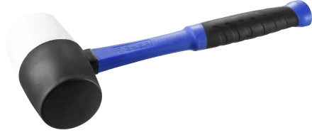 Киянка ЗУБР ЭКСПЕРТ резиновая чёрная с фиберглассовой рукояткой серия ПРОФЕССИОНАЛ купить в Уфе