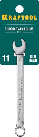 Ключи комбинированные KRAFTOOL, Cr-V, DIN 3113 27079-11 купить в Уфе