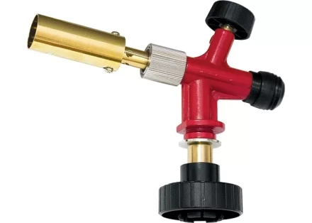 Профессиональная горелка на газовый баллон пьезоподжиг металлический корпус Matrix 91426 купить в Уфе