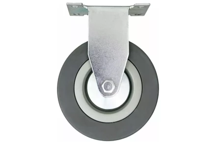 Аппаратное неповоротное колесо HITCH 75*20 резина серая FCg92 (SZ084846) купить в Уфе