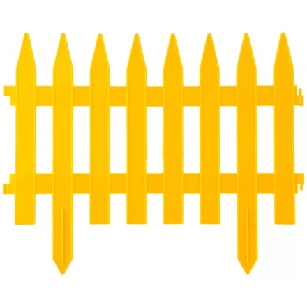 Забор декоративный GRINDA &quot;КЛАССИКА&quot;, 28x300см, желтый 422201-Y купить в Уфе
