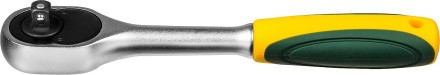 Трещотка для торцовых головок KRAFTOOL &quot;EXPERT&quot;, Сr-V сталь, 72 зубца, 1/4&quot; 27791-1/4_z02 купить в Уфе