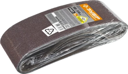 Лента шлифовальная бесконечная ЗУБР &quot;СТАНДАРТ&quot; на тканевой основе, для ЛШМ, P80, 100х610мм, 5 шт 35343-080 купить в Уфе