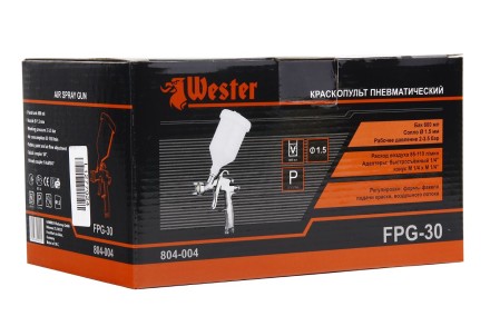 Краскопульт пневматический WESTER FPG-30  профи купить в Уфе