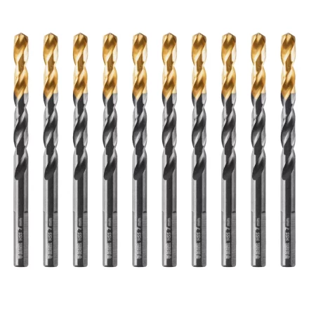 Сверло по металлу, 7 мм, HSS-Tin, Golden Tip, 10 шт. Denzel 717217 купить в Уфе