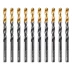 Сверло по металлу, 7 мм, HSS-Tin, Golden Tip, 10 шт. Denzel 717217 купить в Уфе