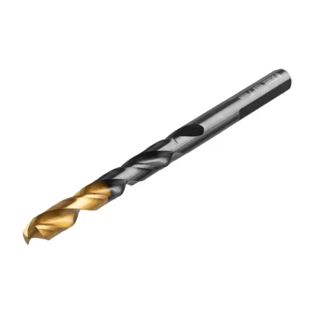 Сверло по металлу, 7 мм, HSS-Tin, Golden Tip, 10 шт. Denzel 717217 купить в Уфе