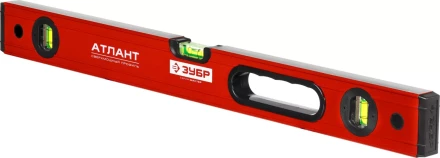 Уровень ЗУБР &quot;МАСТЕР&quot; &quot;УС - 5&quot; коробчатый усиленный, фрезерованный, 3 глазка, крашенный, с ручками, 60см 34585-060 купить в Уфе