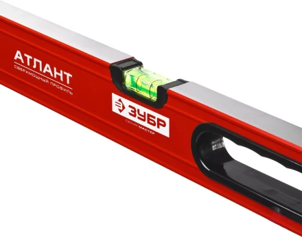 Уровень ЗУБР &quot;МАСТЕР&quot; &quot;УС - 5&quot; коробчатый усиленный, фрезерованный, 3 глазка, крашенный, с ручками, 60см 34585-060 купить в Уфе