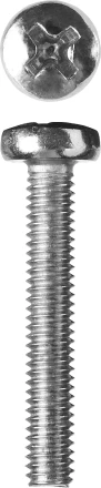 Винт ЗУБР &quot;МАСТЕР&quot; DIN 7985, класс прочности 4.8, оцинкованный, M4x25мм, 5кг 303150-04-025 купить в Уфе