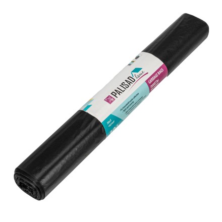 Пакеты для мусора 120 л x 10 шт., ПВД прочные черные, длинный ролик, Home Palisad 927265 купить в Уфе