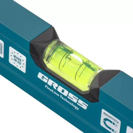 Уровень алюминиевый 400 мм магнитный 2 глазка Magnetisch Gross 33710 купить в Уфе