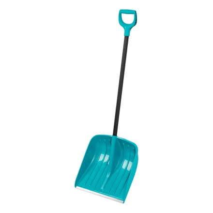 Лопата для уборки снега Palisad 61678, полипропилен, 450х450х1355 мм, алюминиевый черенок, усиленная, LUXE купить в Уфе