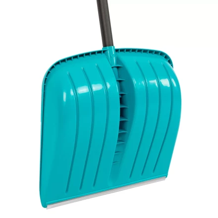 Лопата для уборки снега Palisad 61678, полипропилен, 450х450х1355 мм, алюминиевый черенок, усиленная, LUXE купить в Уфе