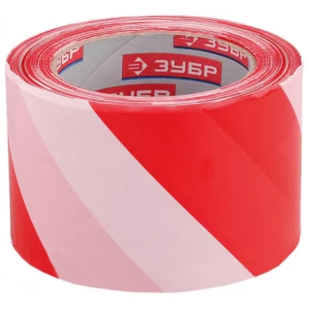 Сигнальная лента ЗУБР &quot;МАСТЕР&quot;, цвет красно-белый, 70мм х 200м 12240-70-200 купить в Уфе