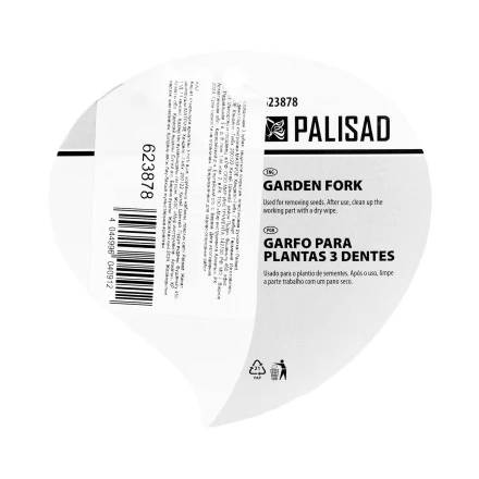 Вилка посадочная 3-зубая, защитное покрытие, пластиковая рукоятка Palisad 623878 купить в Уфе