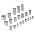 Набор инструментов Denzel 15801, 1/2&quot;, 1/4&quot;, CrV, S2, пластиковый кейс, 64 предмета купить в Уфе
